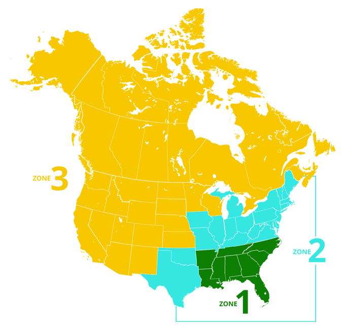 Zones Map